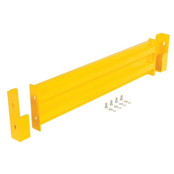 Vestil Drop-In Style Guard Rail 4 Ft - Yellow GR-F2R-DI-4-YL - main